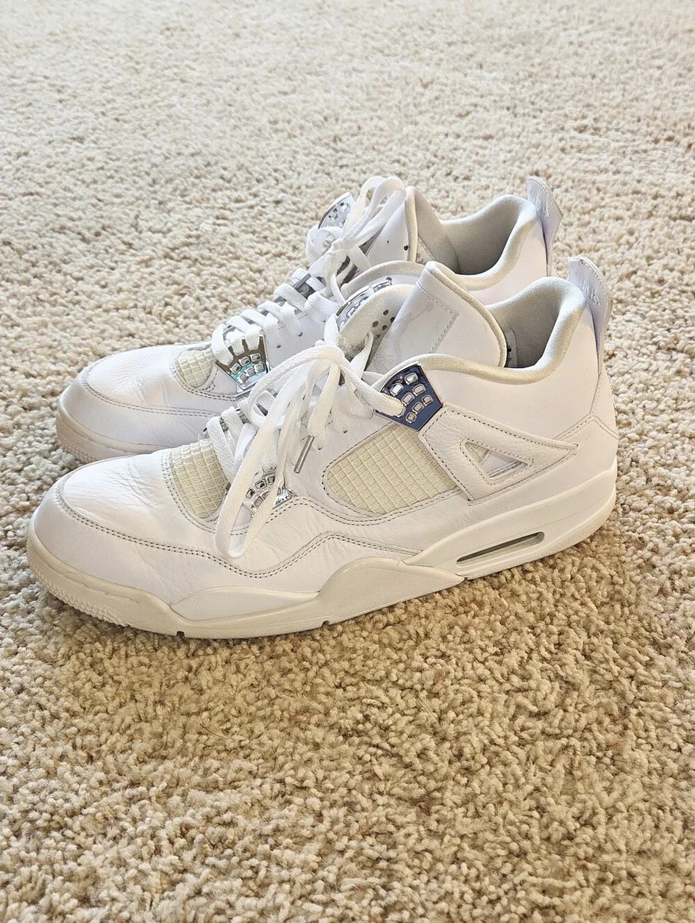 Jordan Men's 4 Retro 'Pure Money' 2017 SZ14 ( 308497-100)